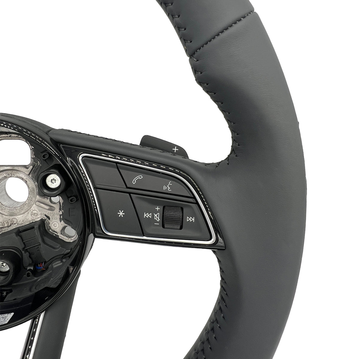 Audi A4 A5 Multifunktionssportlenkrad Leder granitgrau Tiptronic 8W0419091EK INY – Ansicht 4