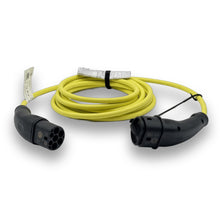Original Audi Ladekabel Typ 2 für Elektroauto, Teilnummer 1EA971639N, gelb