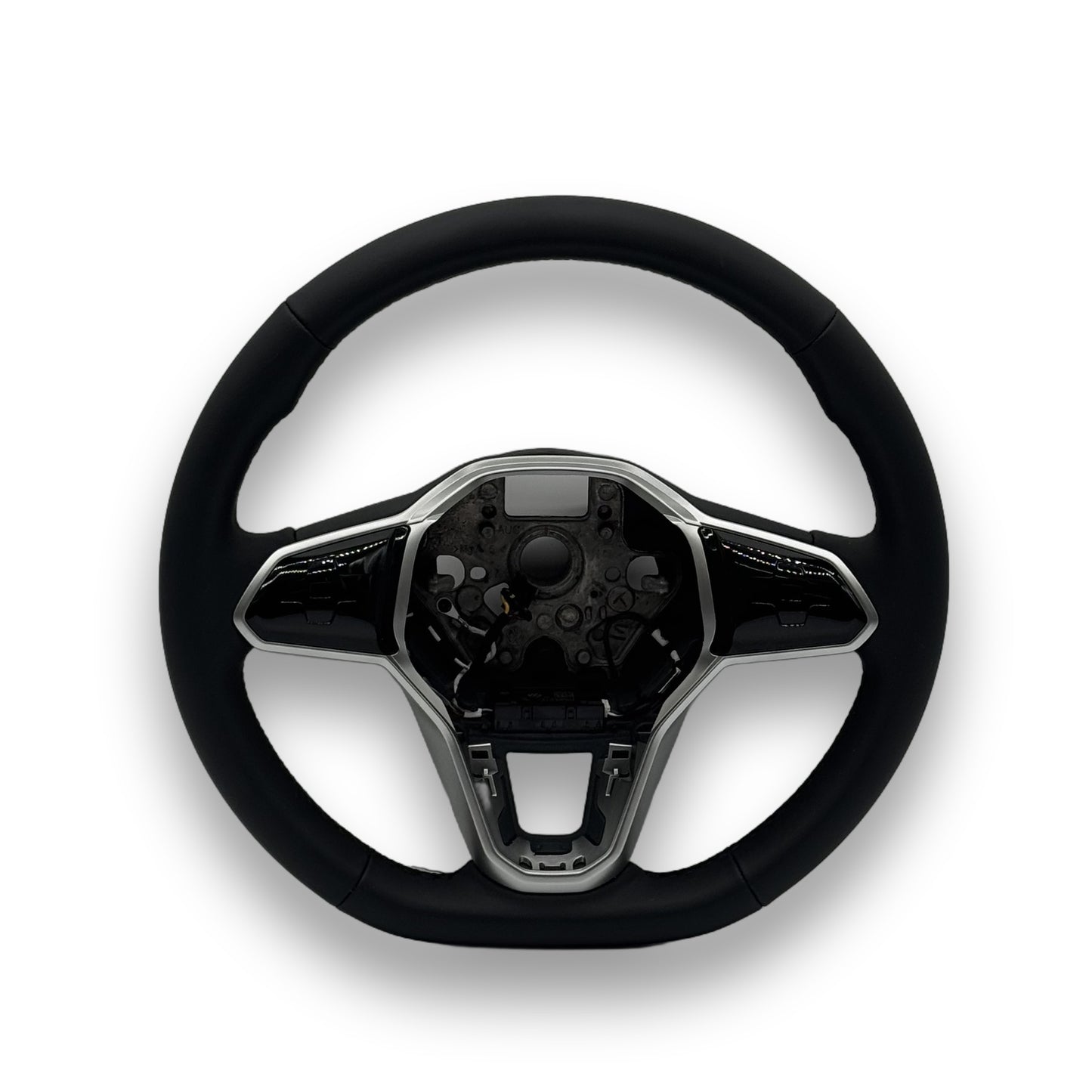 Audi Multifunktionslenkrad Schwarz Satinschwarz Flüssigchrom, Teilenummer 10A419089P ZCA