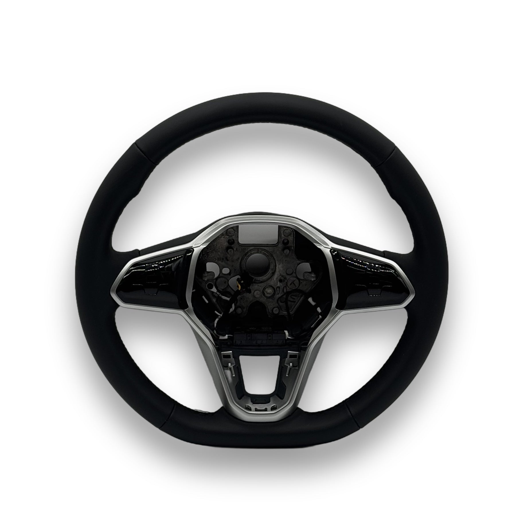 Audi Multifunktionslenkrad Schwarz Satinschwarz Flüssigchrom, Teilenummer 10A419089P ZCA