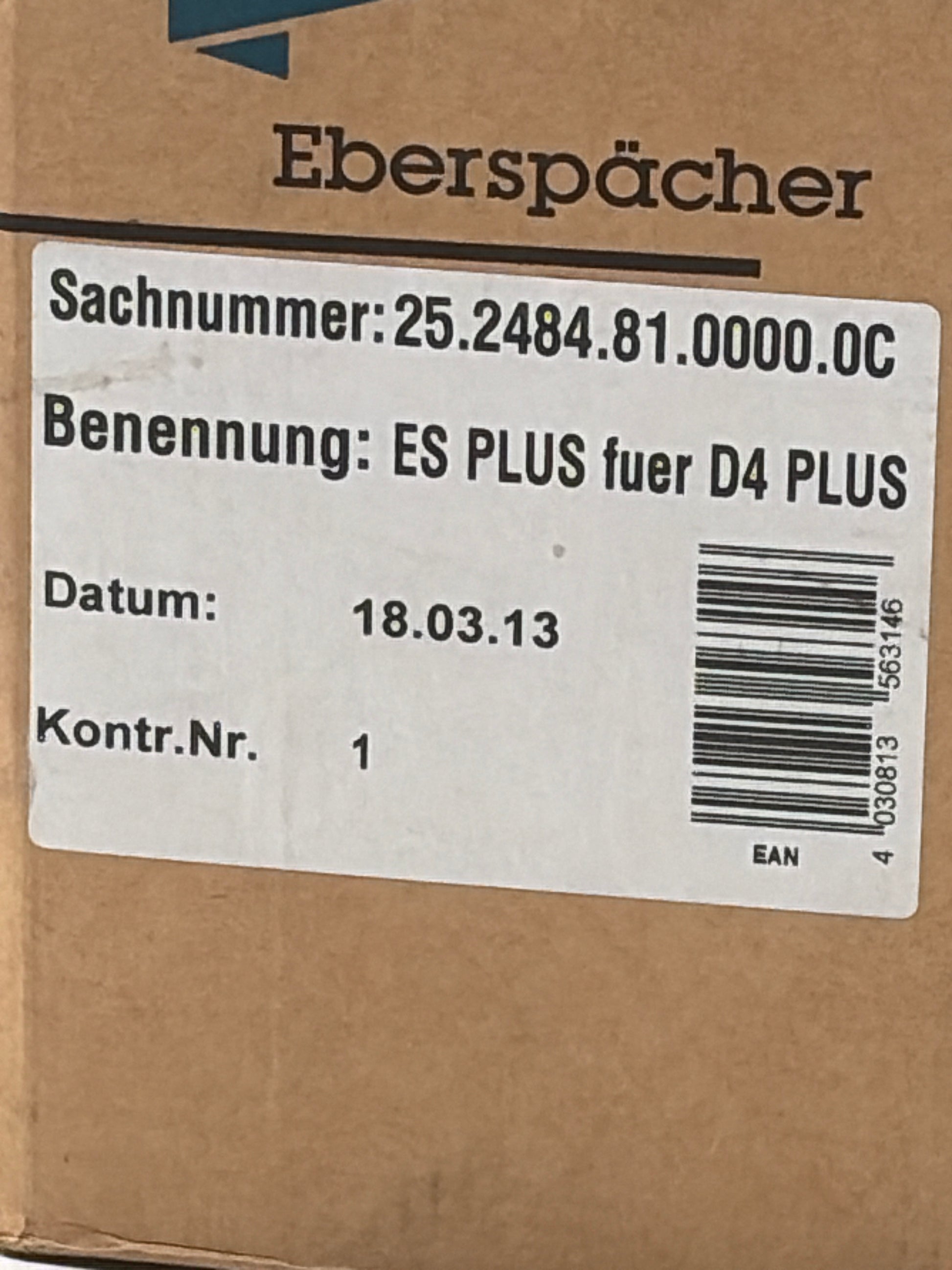 Eberspächer ES PLUS fuer D4 PLUS 25.2484.81.0000.0C