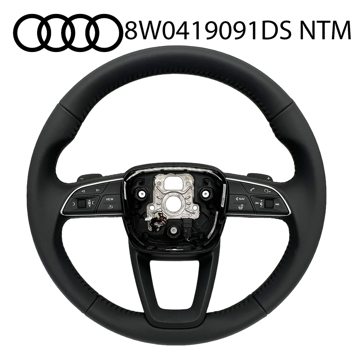 Audi A4 Q5 Multifunktionssportlenkrad Leder beheizbar Tiptronic 8W0419091DS NTM – Titelbild