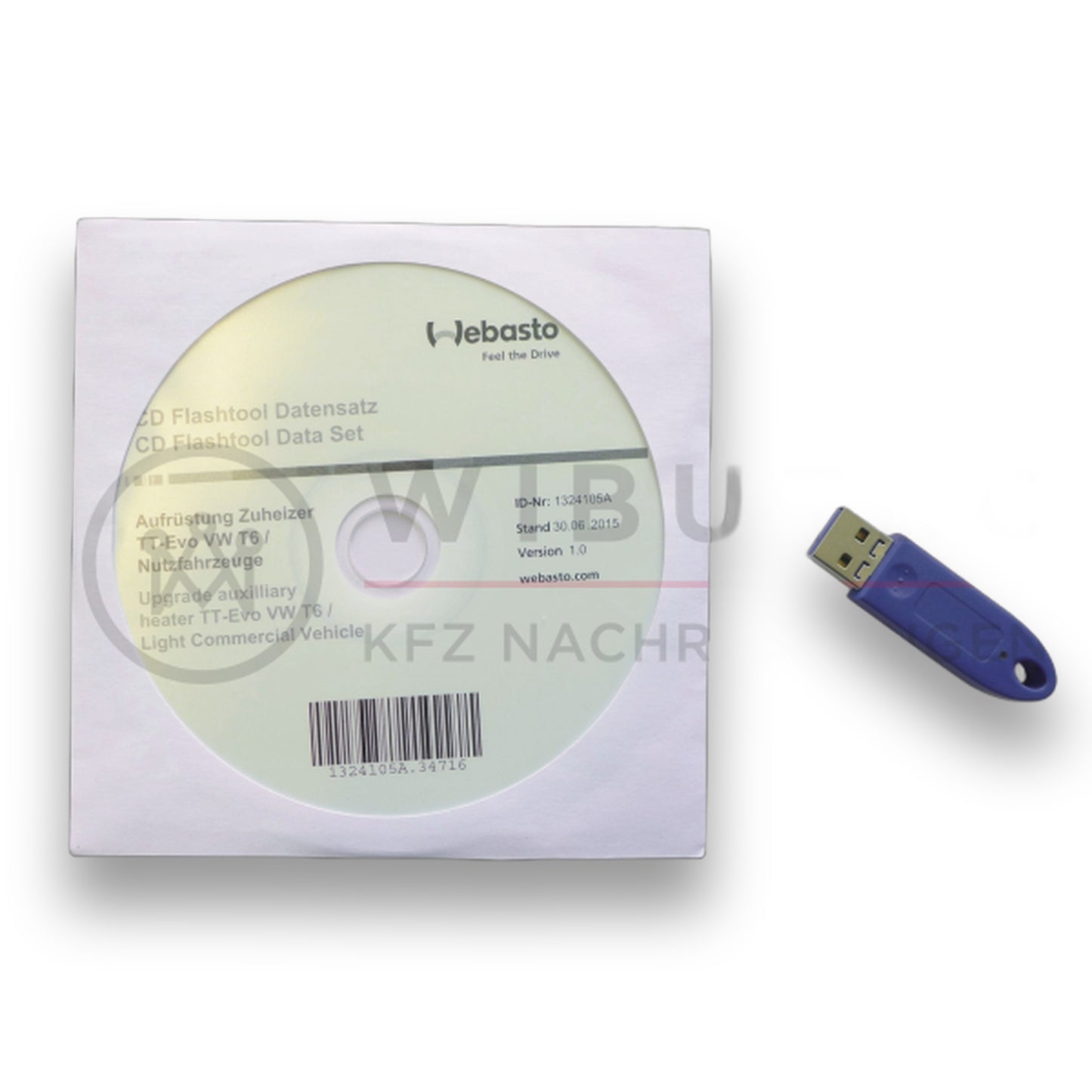 WEBASTO Fahrzeug-Einbaukits 1311904B – Vorderseite