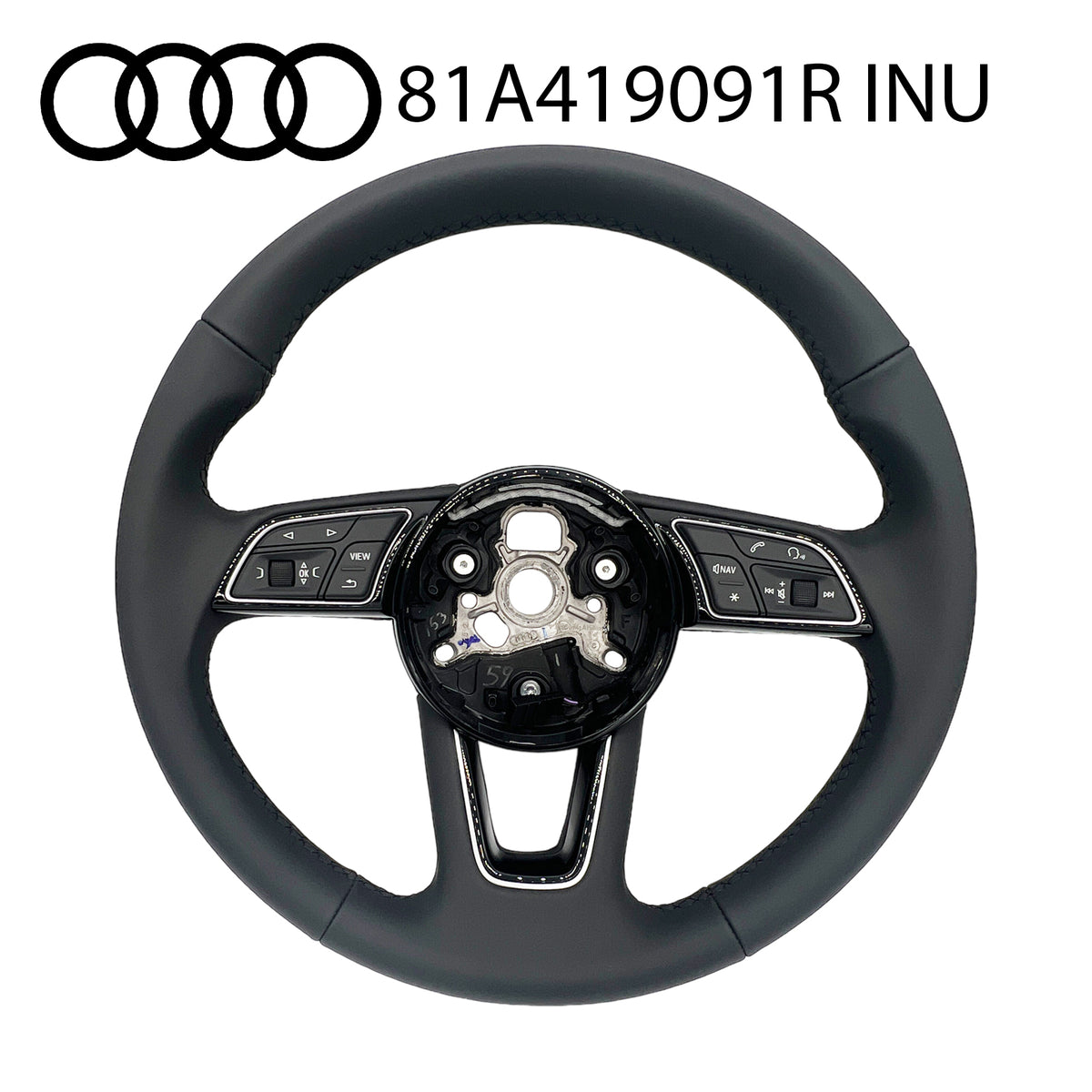 Audi Q2 Multifunktionssportlenkrad Leder Tiptronic 81A419091R INU – B-Ware – Titelbild