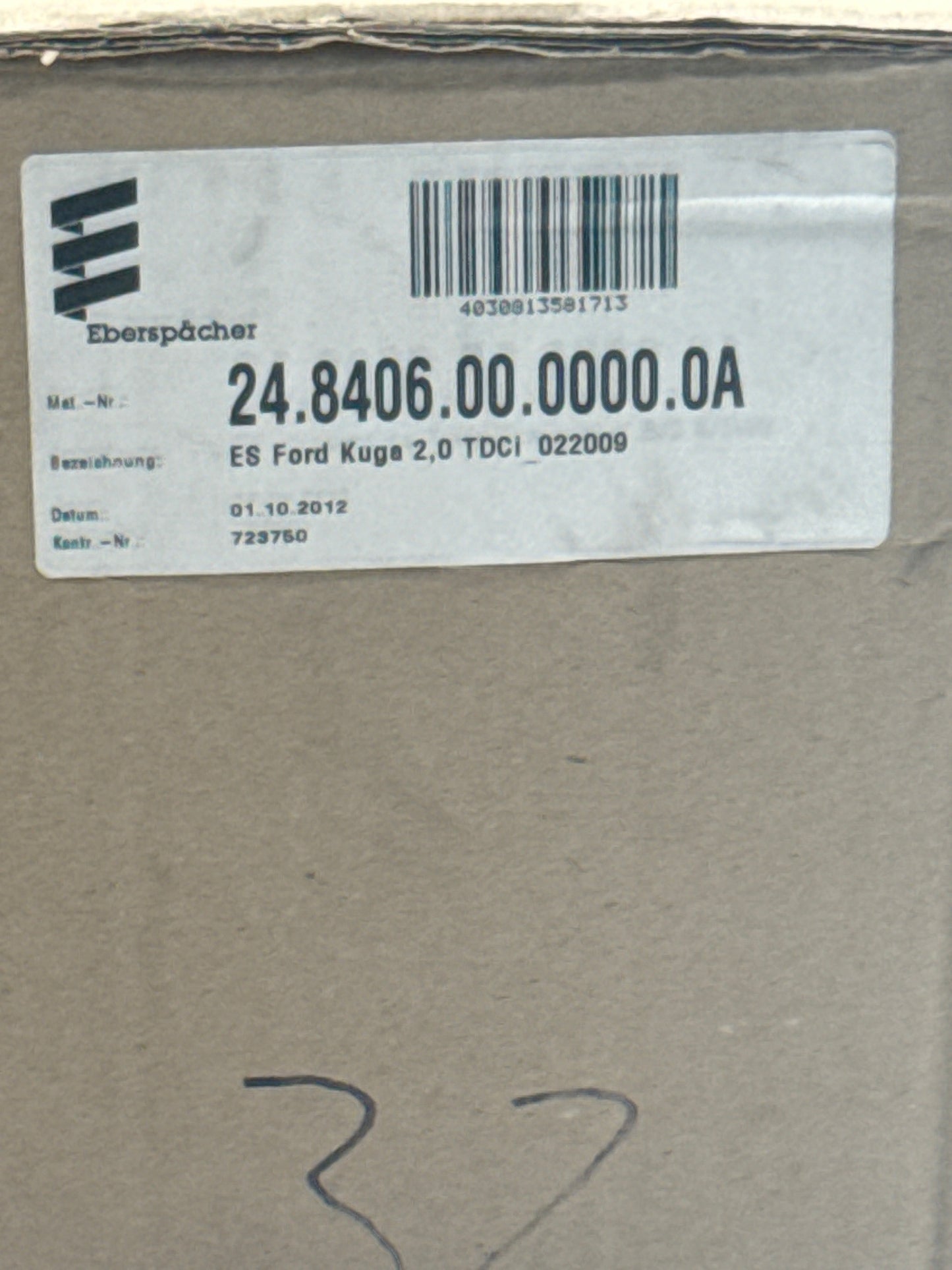 Eberspächer ES Ford Kuga 2,0 TDCI_022009 24.8406.00.0000.0A