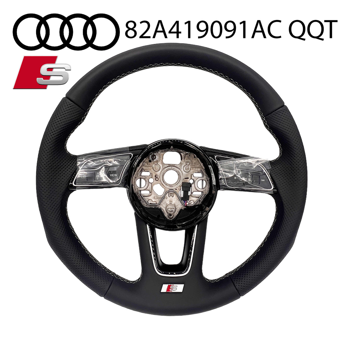 Audi A1 A3 S-Line Multifunktionssportlenkrad Leder 82A419091AC QQT – B-Ware – Titelbild