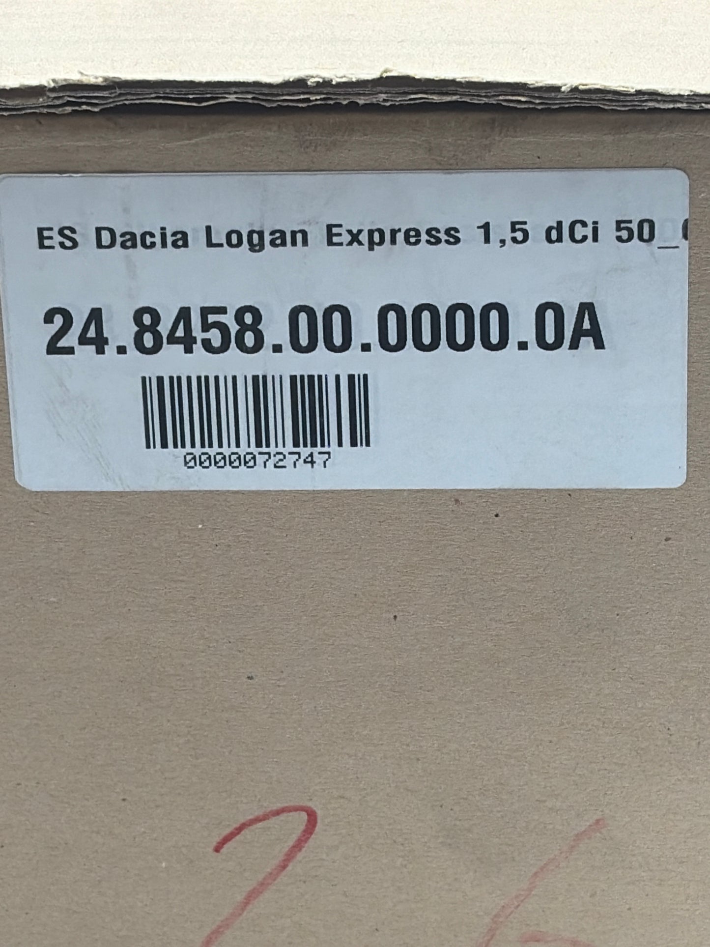 Eberspächer ES Dacia Logan Express 1,5 dCi 50 24.8458.00.0000.0A