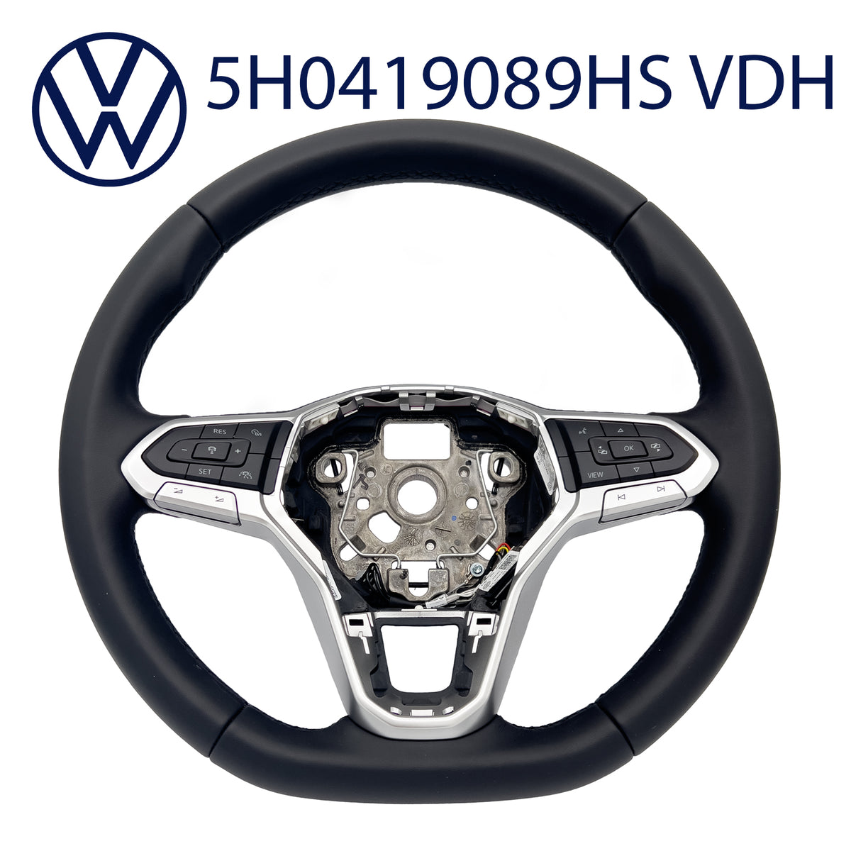 VW Golf 8 Tiguan Jetta Multifunktionslenkrad Leder 5H0419089HS VDH – Titelbild