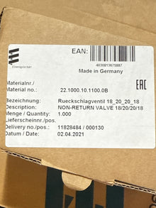 Eberspächer Rueckschlagventil 18_20_20_18 NON-RETURN VALVE 18/20/20/18 22.1000.10.1100.0B