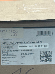 Eberspächer HG D5WS 12V Handel FL 25.2221.97.0100
