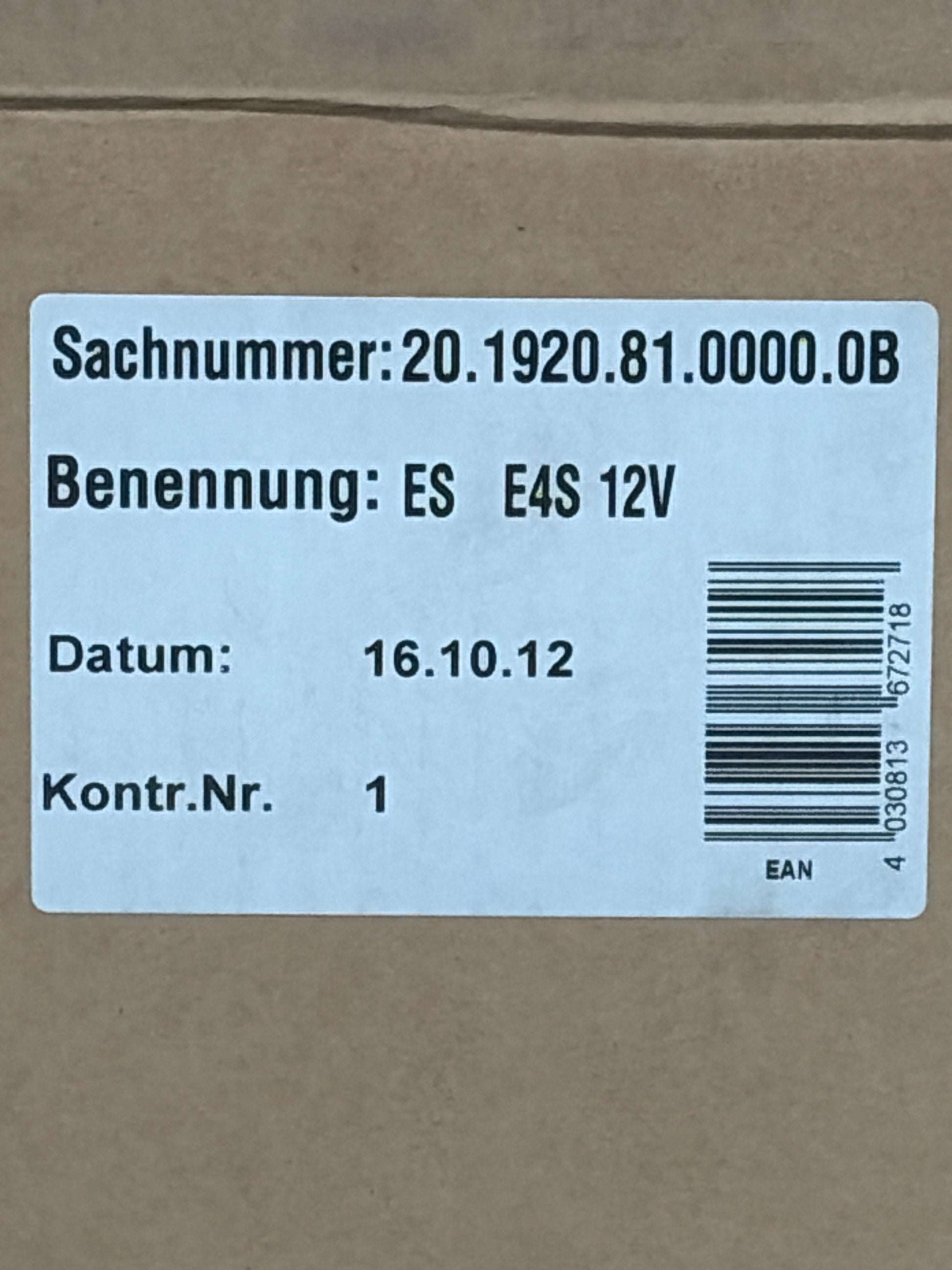 Eberspächer ES E4S 12V 20.1920.81.0000.0B