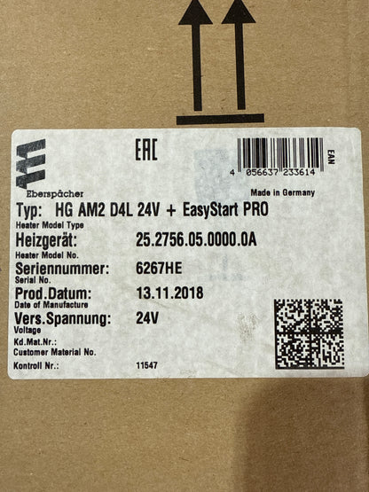 Eberspächer HG AM2 D4L 24V + EasyStart PRO 25.2756.05.0000.0A