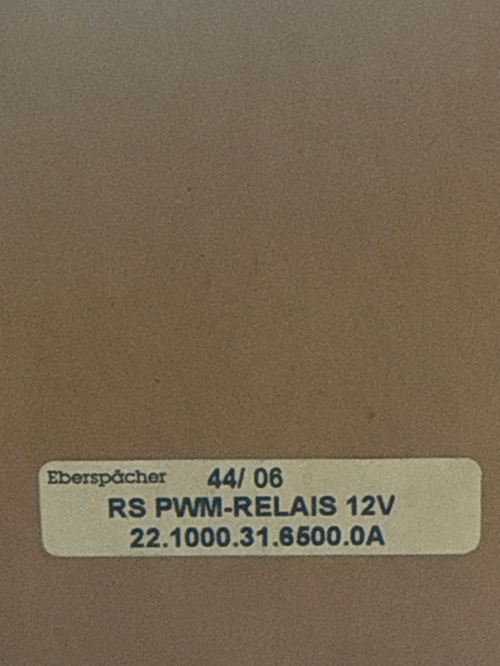 Eberspächer RS PWM-RELAIS 12V 22.1000.31.6500.0A