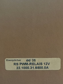 Eberspächer RS PWM-RELAIS 12V 22.1000.31.6500.0A