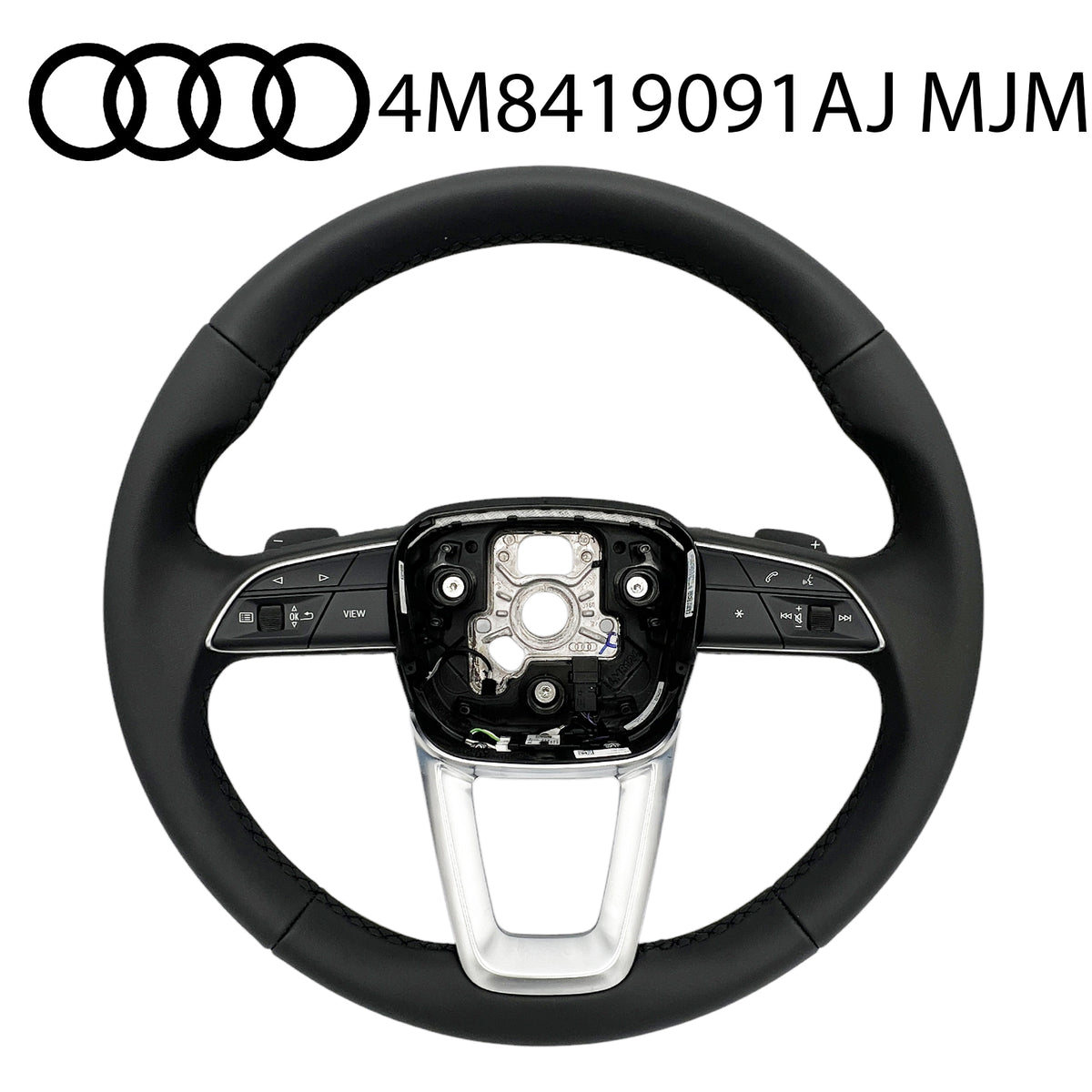 Audi A4 A5 Q5 Q7 Q8 Multifunktionssportlenkrad Leder 4M8419091AJ MJM – B-Ware – Titelbild