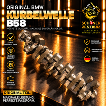 Original BMW B58B30P Kurbelwelle – Werbegrafik