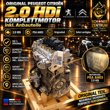 Original PSA Peugeot Citroen 2.0 HDi Komplettmotor AH03