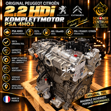 Original PSA Peugeot Citroen 2.2 HDi Komplettmotor 4H03