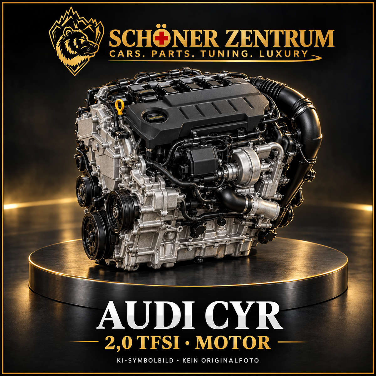 CYR Motor – KI-Symbolbild, kein Originalfoto des angebotenen Motors