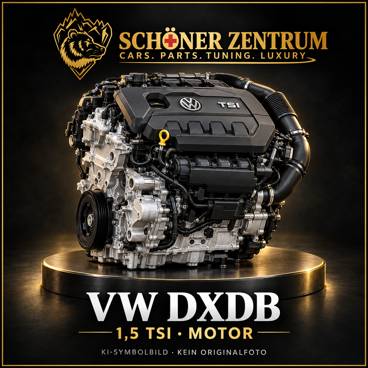 DXDB Motor – KI-Symbolbild, kein Originalfoto des angebotenen Motors