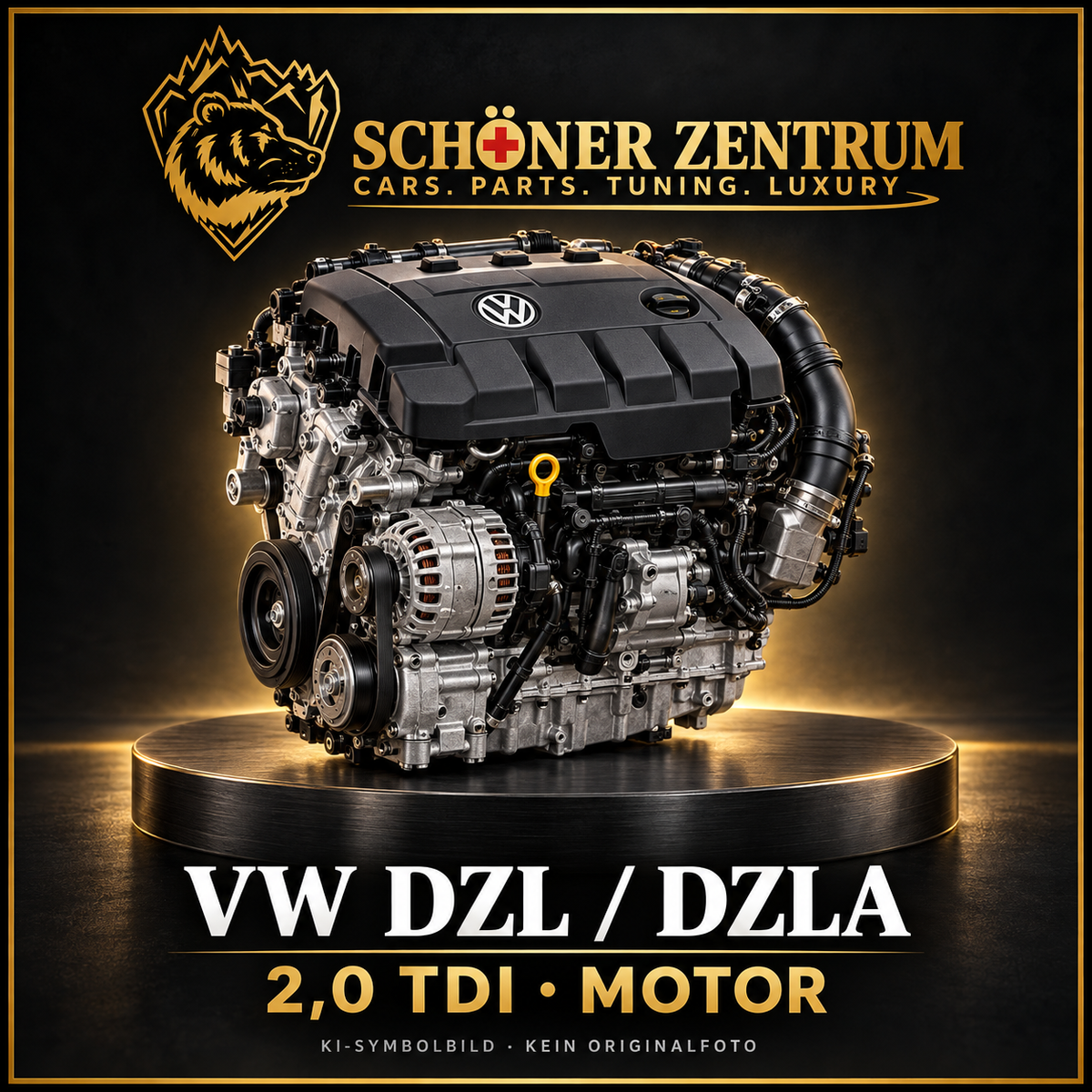 DZL/DZLA Motor – KI-Symbolbild, kein Originalfoto des angebotenen Motors