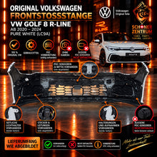 Original VW Golf 8 R-Line Frontstoßstange Pure White LC9A Rückseite