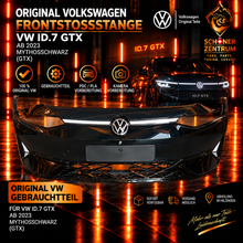 Original VW ID.7 GTX Frontstoßstange Mythosschwarz – Frontansicht