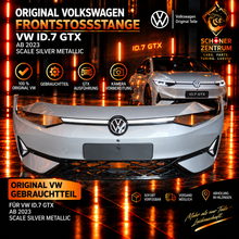 Original VW ID.7 GTX Frontstoßstange Scale Silver Metallic – Vorderansicht
