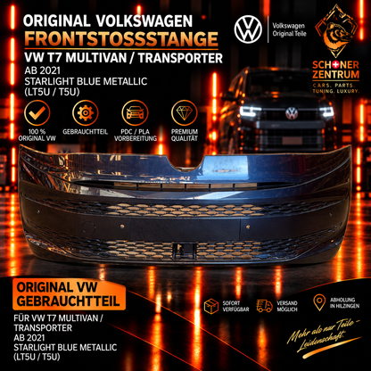 Original VW T7 Frontstoßstange 7T0 807 221 C Starlight Blue Metallic