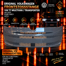 Original VW T7 Frontstoßstange Pure Grey H7J – Vorderseite
