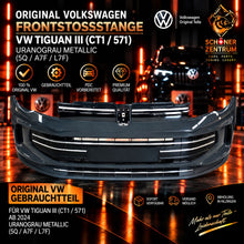Original VW Tiguan III CT1 Frontstoßstange Uranograu Metallic gebraucht