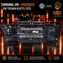 VW Tiguan III CT1 Frontstoßstange Rückseite Gesamtansicht mit Verkabelung und Anbauteilen